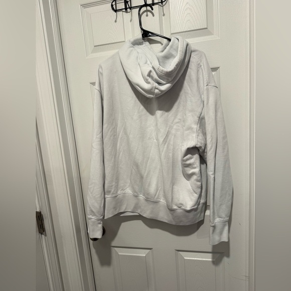 American Eagle Hooded White Sweatshirt Size Large. - Picture 2 of 5